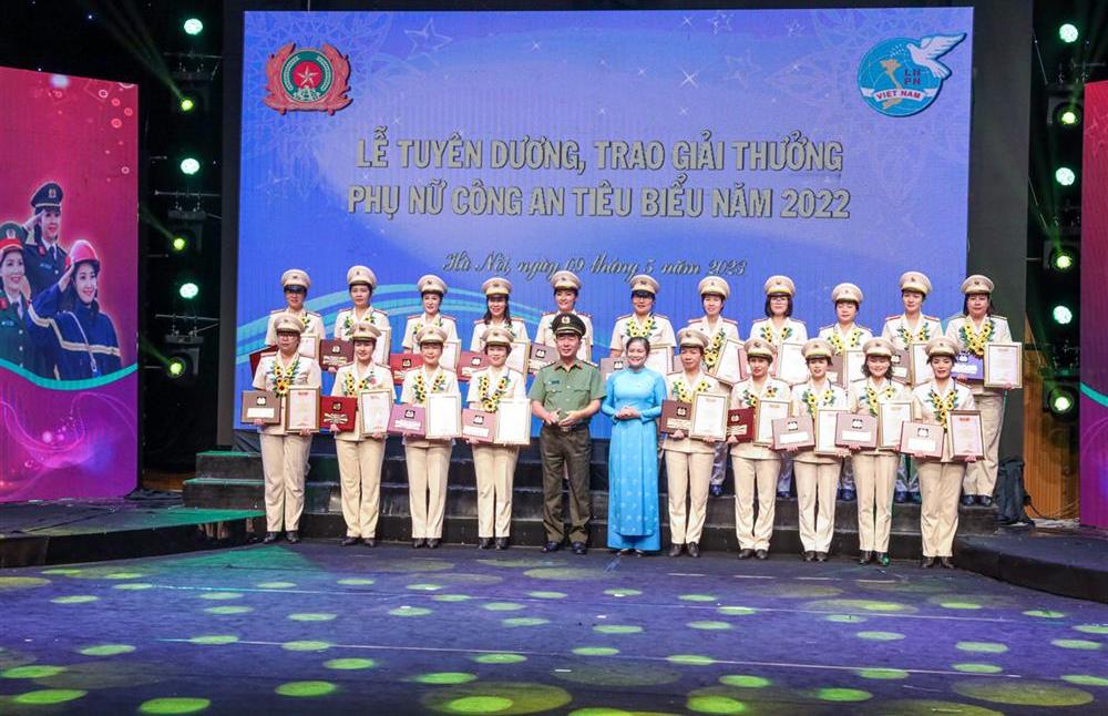 Bộ Công an tuyên dương 20 gương “Phụ nữ Công an tiêu biểu” năm 2022